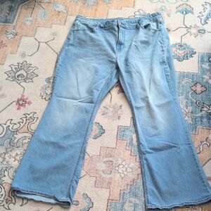 Old Navy Medium Blue Wow Flare Jeans